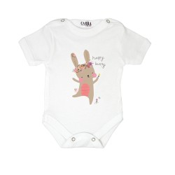 Carra Happy Bunny бебешко боди